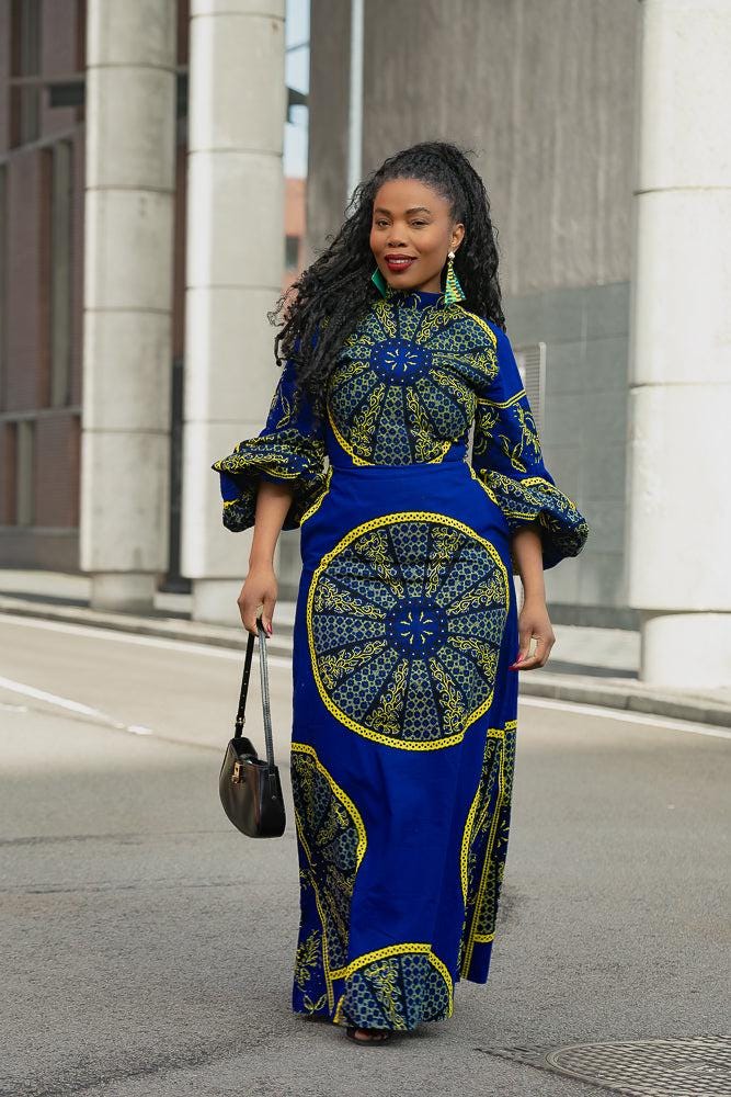 LEONA BLUE DRESS