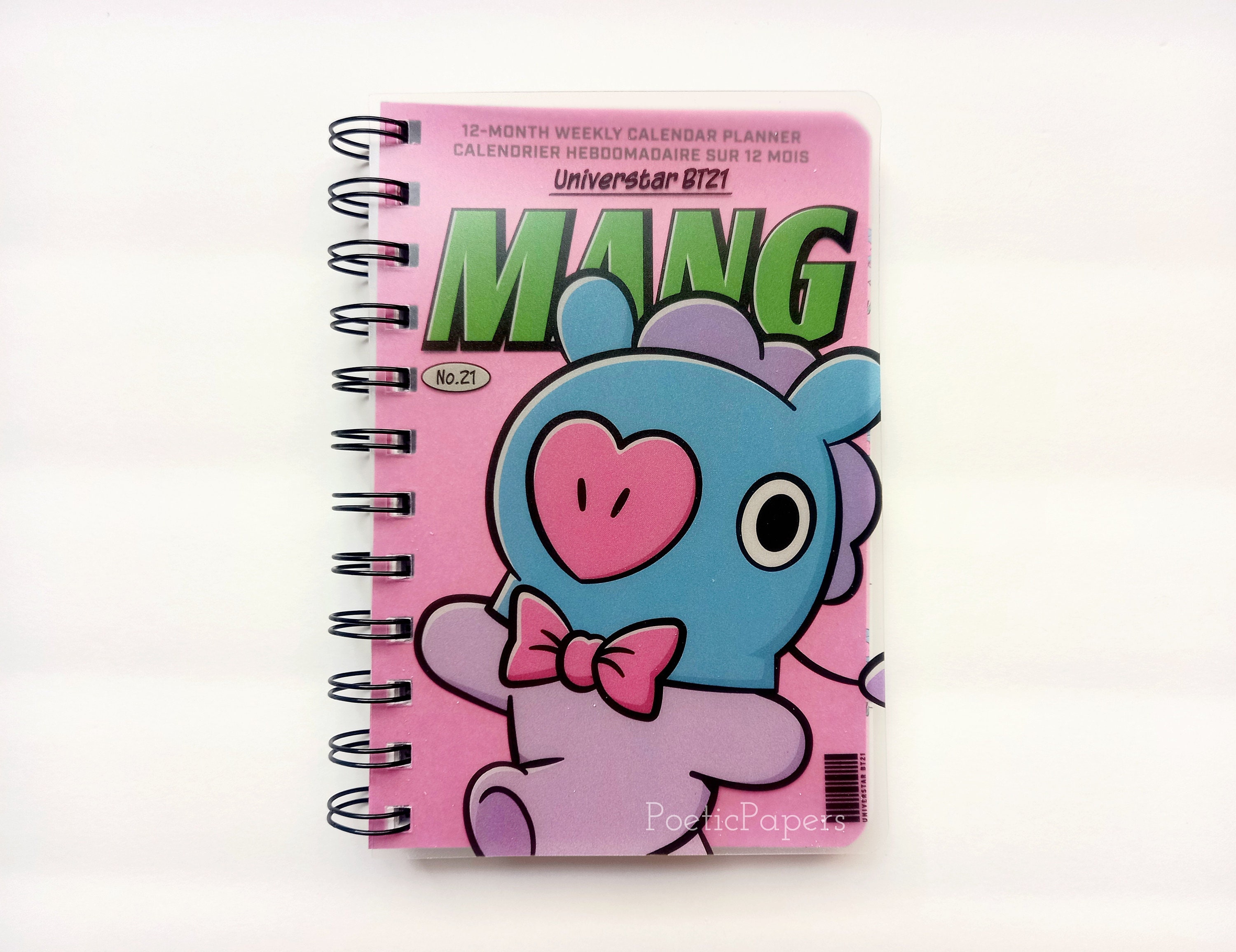BT21 Vintage Notebook | BT21 Spiral Notebook | BTS Journal