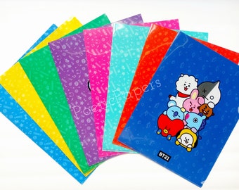 BT21 File Folder V1 | BTS Stationery | Cooky Chimmy Koya BT21 File Folder V1 | BTS Stationery | Cooky Chimmy Koya