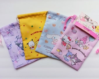 Cute MINI Drawstring Pouch V2 | Japanese storage bag | Accessories Pouch | Travel Pouch