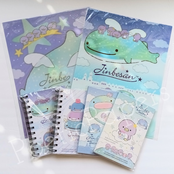 Cute Shark Stationery | Cute Japanese Notebook | Nautical Folders| Aesthetic Stationery | Japanese stationery