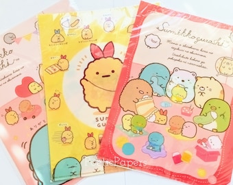 Sumikko Gurashi File Folders V1 | Cute Animal Stationery | San-X SanX File Folder Organizers | Cute School Supplies