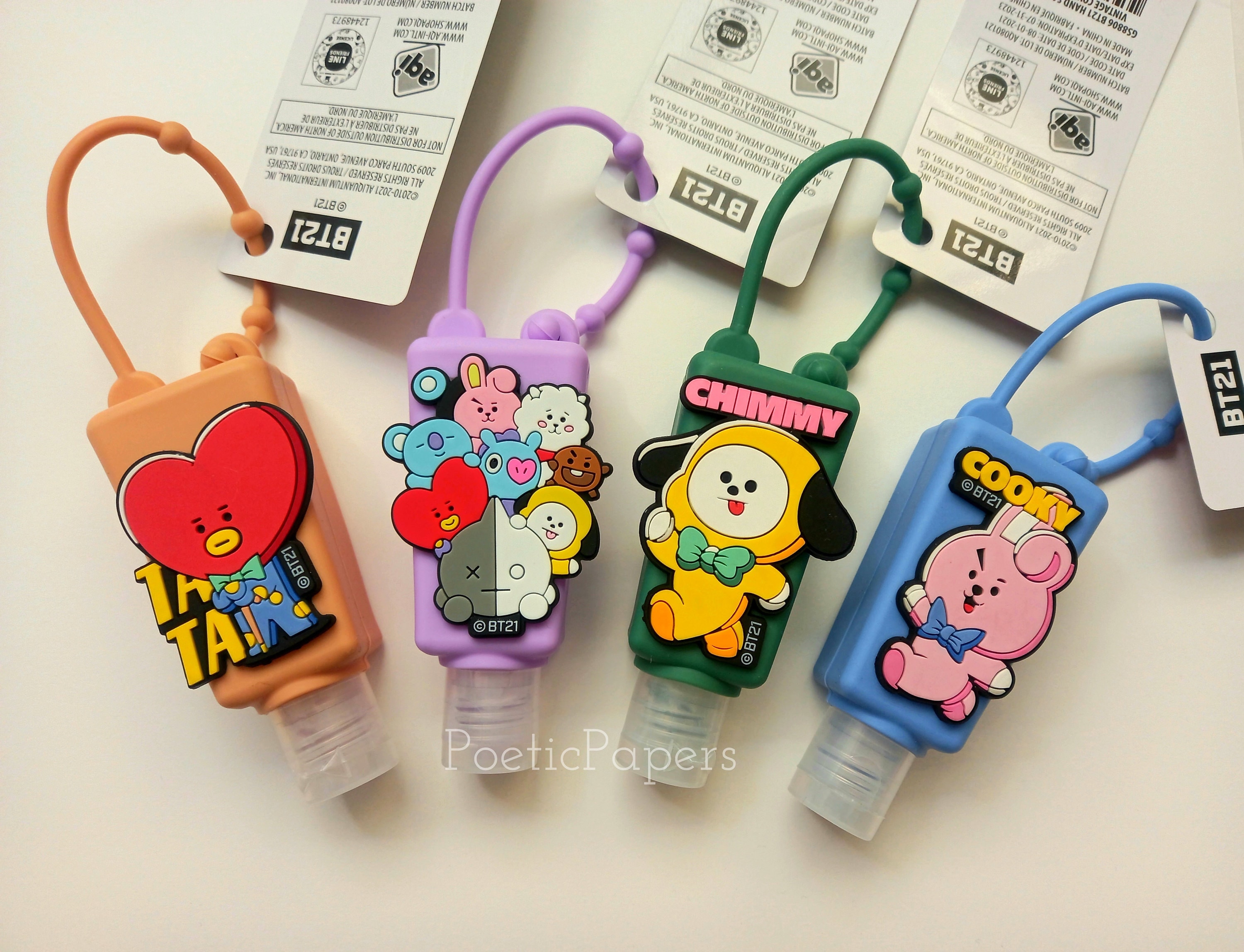 BT21 Hand Sanitizers | BTS Hand Sanitizers | BTS Keychains | Cute
