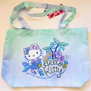 LIMITED EDITION Summer Collaboration Tote Bag | Summer Beach Totes |  Y2K Aesthetic | Large Tote Bag | Grocery Shopping Bags | Gift for Her