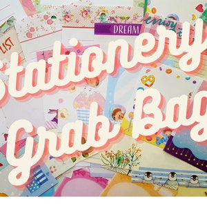 Niedliche Briefpapier Grab Bag - Bujo Bundle - Journaling - Scrapbooking - Basteln - Memos - Aufkleber