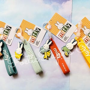 Miffy Keychains V2 Homebound Series | Cute Bunny Keychains | Bunny Bag Charm | Backpack Accessories
