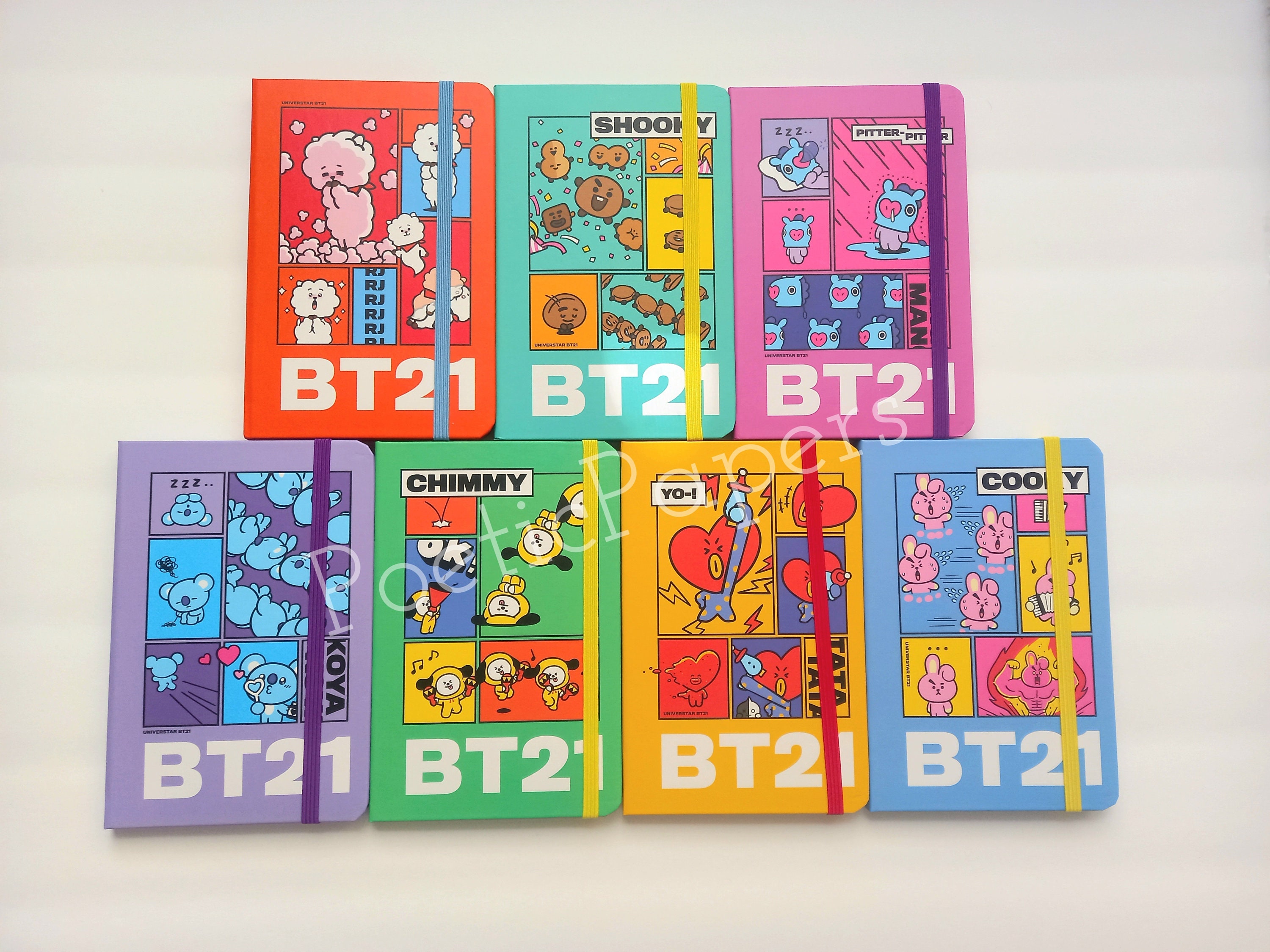BT21 Themed Stickers Kpop Stickers Bujo Stickers 