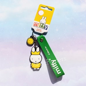 Miffy Keychains | Cute Bunny Keychains | Bunny Bag Charm | Backpack Accessories