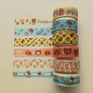 V1 Rilakkuma Washi-monsters | SanX, Sanrio | Bujo Journaling