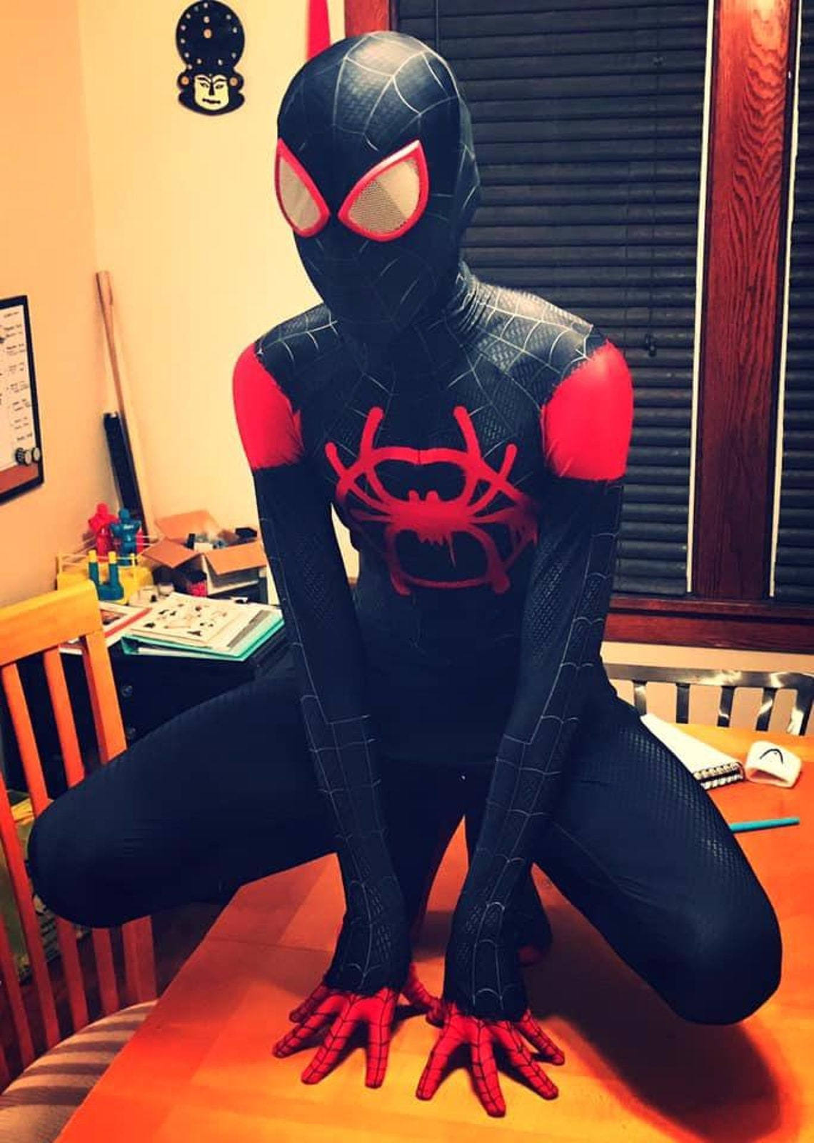 Adult/Kids Into the Verse Miles Morales Boys Costume Halloween | Etsy