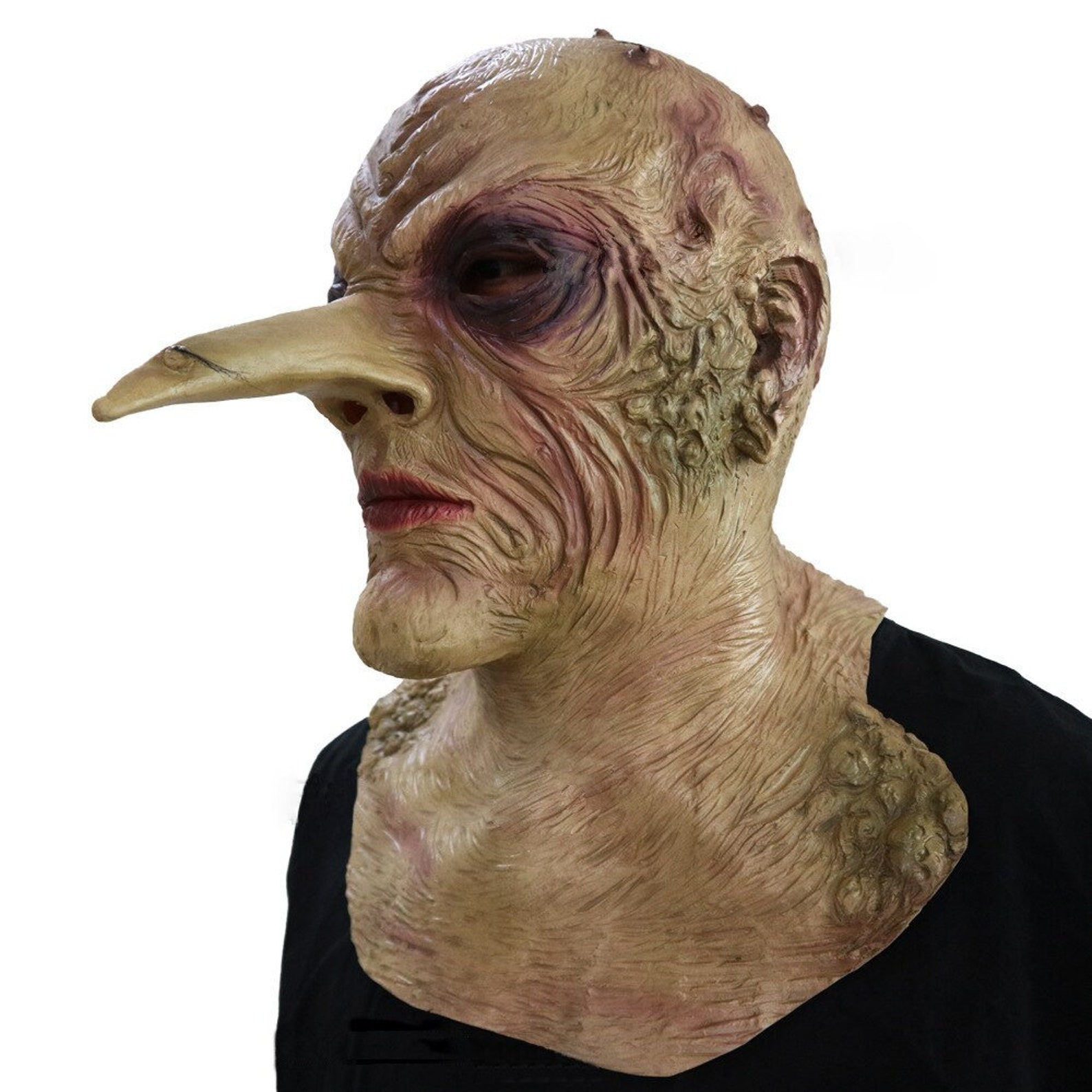 Funny Long Nose Mask Latex Rubber Scary Halloween Party Etsy Funny Long Nose Mask Latex Rubber Scary Halloween Party Etsy