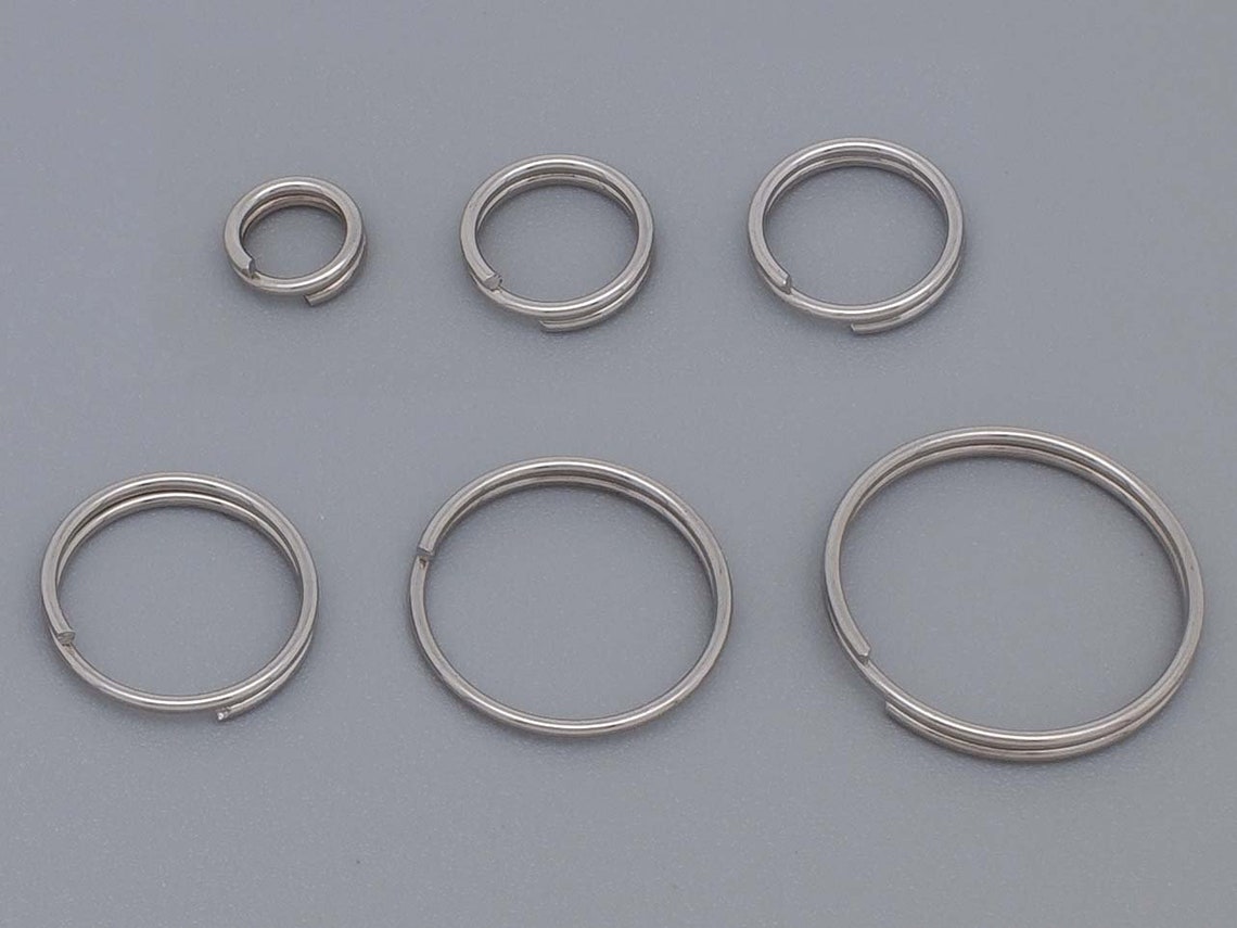 BULK 1000pcs Small Stainless Steel Split Rings Etsy