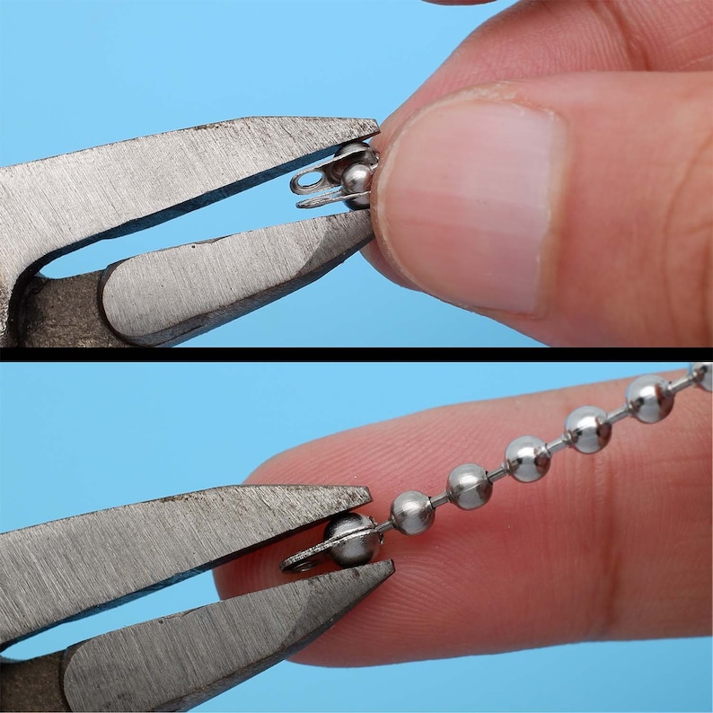 Bulk 1000 PCS Ball Chain Loop Clasps Knots Clasps Connector Etsy