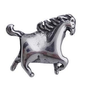 Foro 4,5 mm, perline europee a cavallo in acciaio inossidabile Bracciale con distanziatore a foro largo Paracord Barba Cursore per capelli Perline tubo 0552