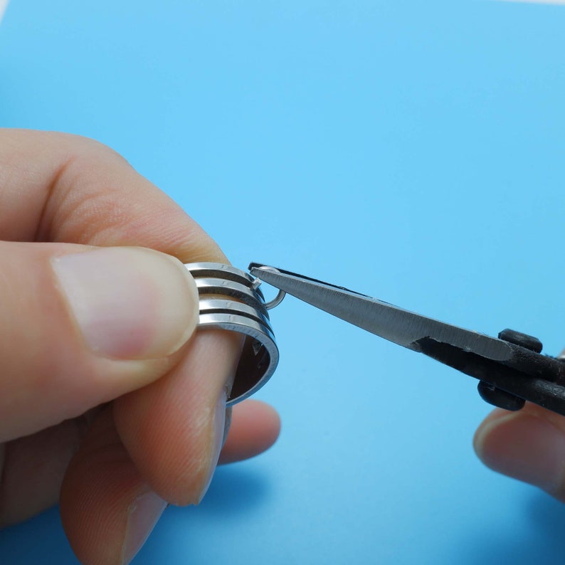 Jump Ring Opener / Closer Tool Stainless Steel Finger Ring Etsy Australia