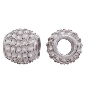 Hole 5mm, Stainless Steel European Beads Large Hole Spacer Bracelet Paracord Slider Short Tube Beads for Jewelry Making 0522