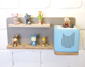 Halterung für Musikbox und magnetische Spielfiguren Berge Aufbewahrung Regal für Tonie Figuren Ablage für Toniebox Kinderregal Motiv: Wolke Halterung für Musikbox und magnetische Spielfiguren Berge Aufbewahrung Regal für Tonie Figuren Ablage für Toniebox Kinderregal Motiv: Wolke