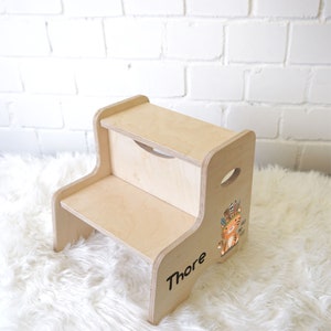 Hocker für Kinder personalisierter Tritthocker mit Name | Etsy