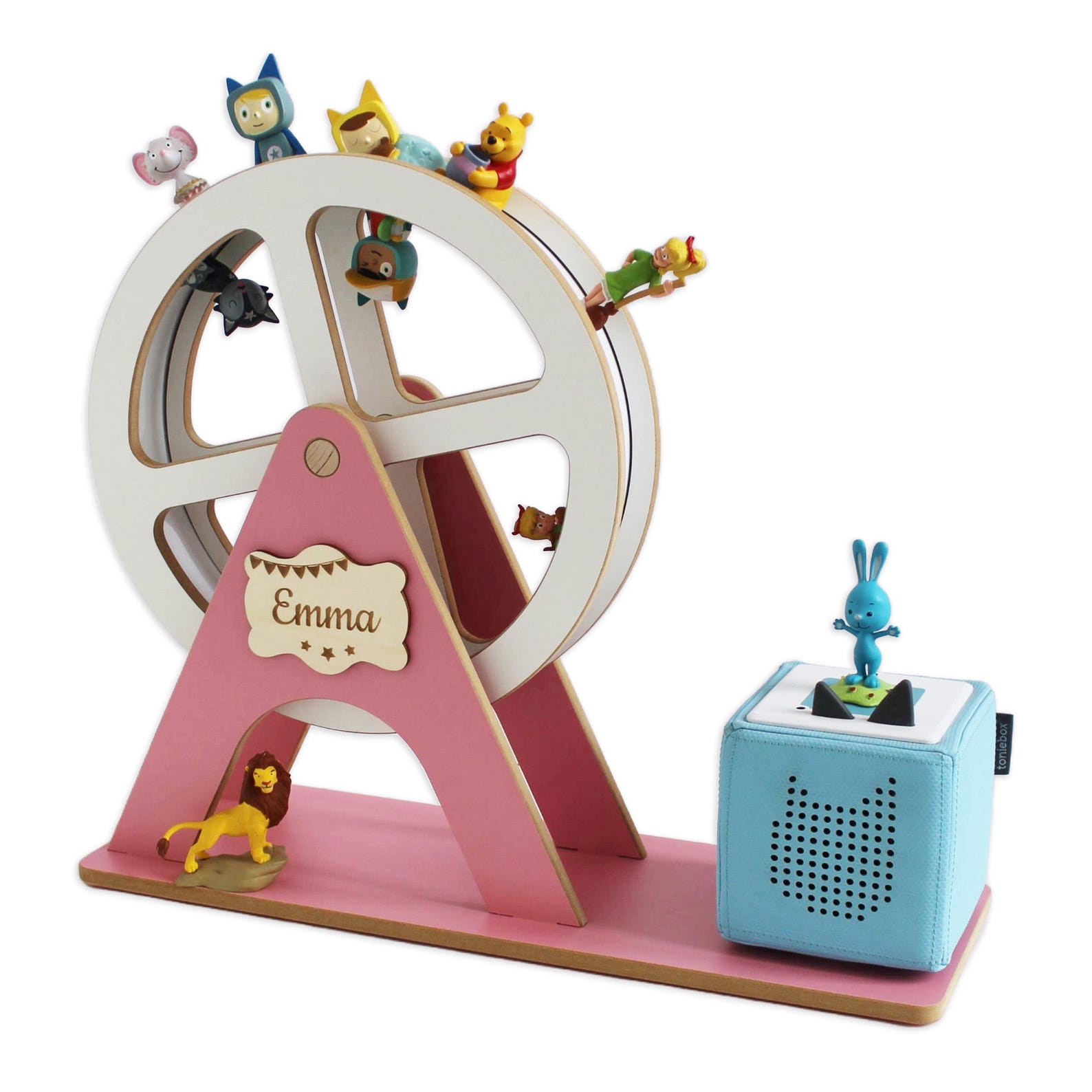 Holzura - XXL Regal für Toniebox, Riesenrad