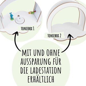 Detailaufnahme des magnetischen Rahmens, der die Tonie-Figuren sicher hält.