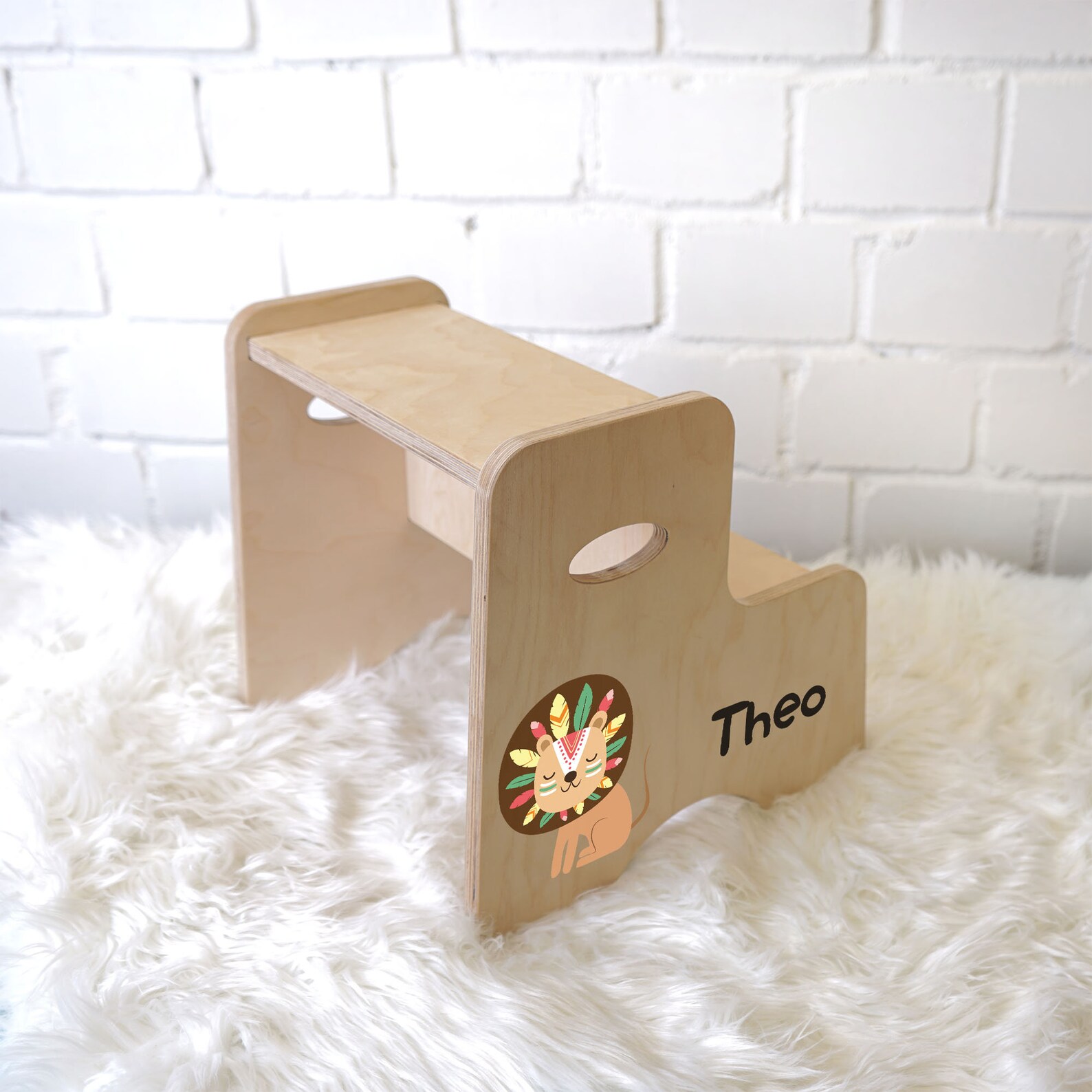 Stool for Children Personalized Step Stool With Name Etsy Ireland