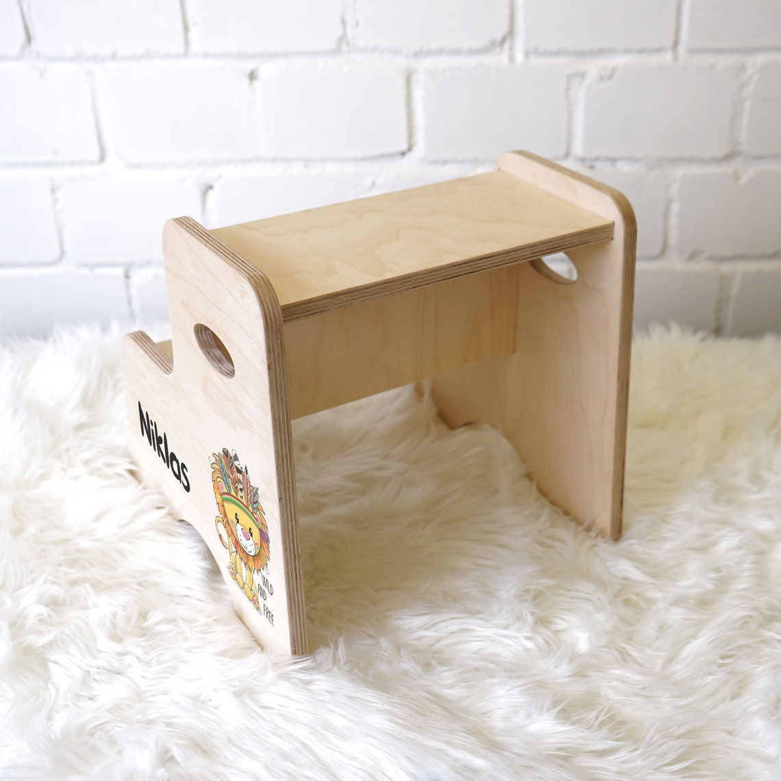Hocker für Kinder personalisierter Tritthocker mit Name | Etsy