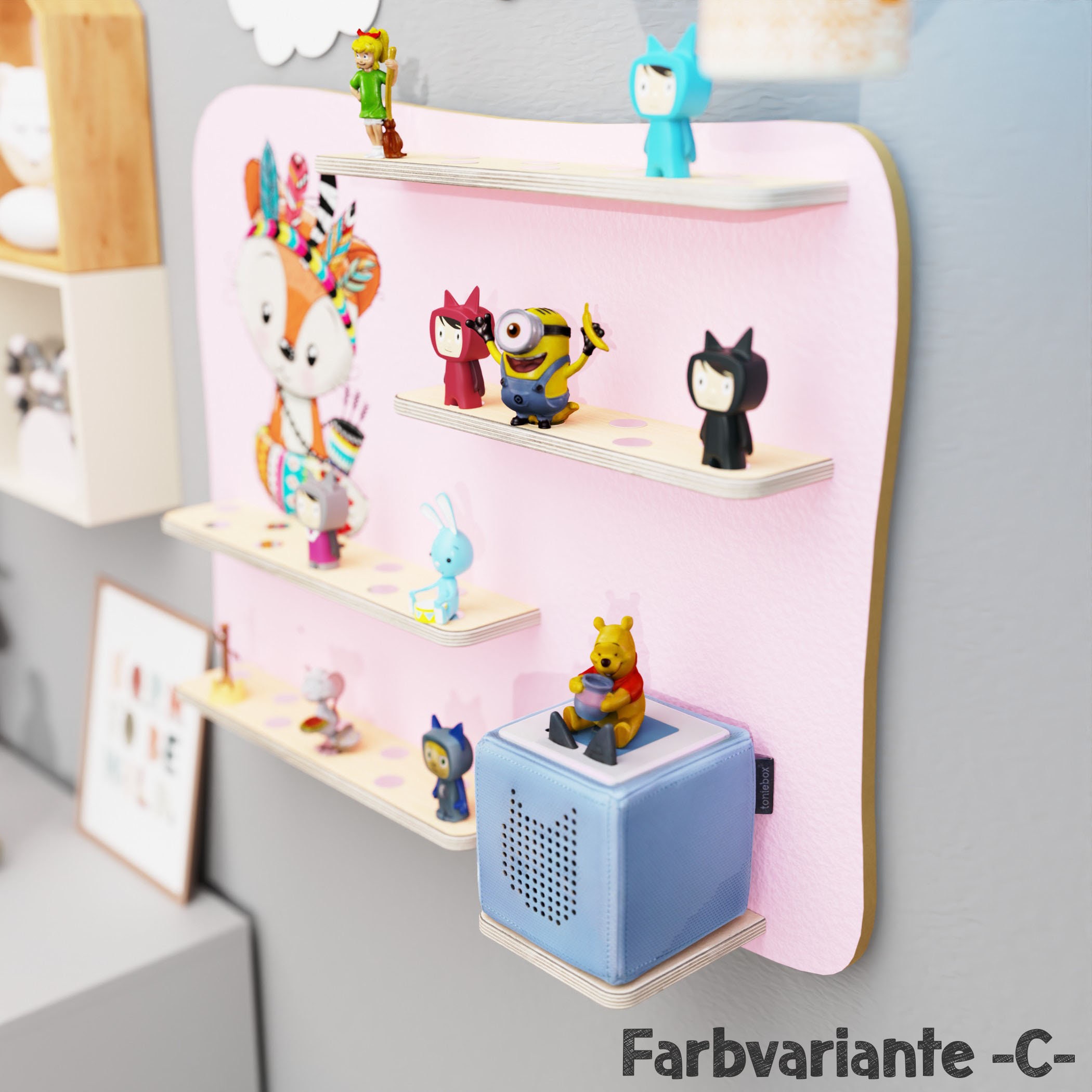 Shelf for Toniebox and Tonie Figures Storage for Tonies Wall Etsy