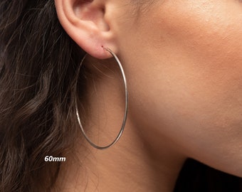 Big Hoop earrings - gold hoop earrings -