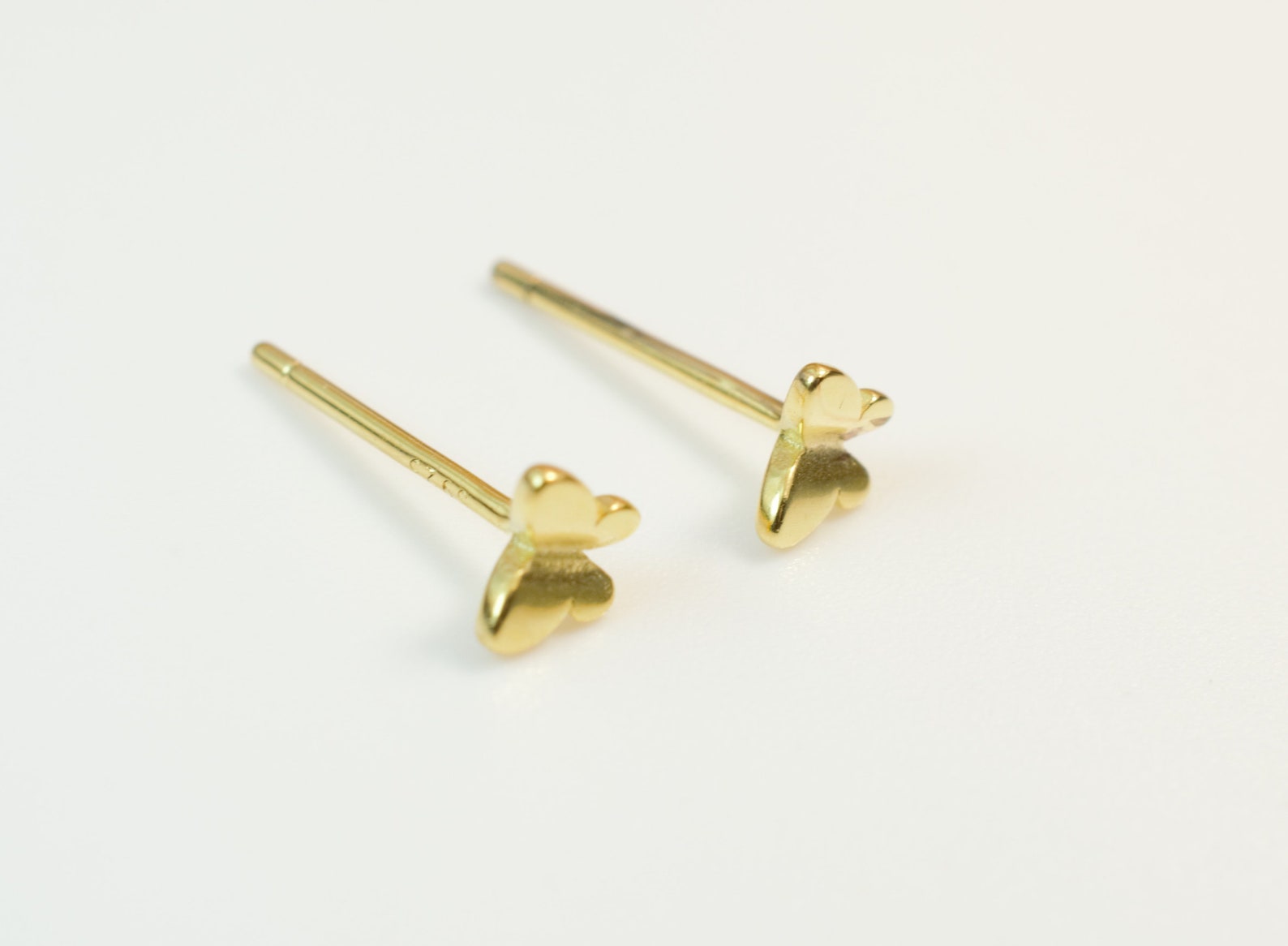 Mini Pearl Butterfly Stud Earrings