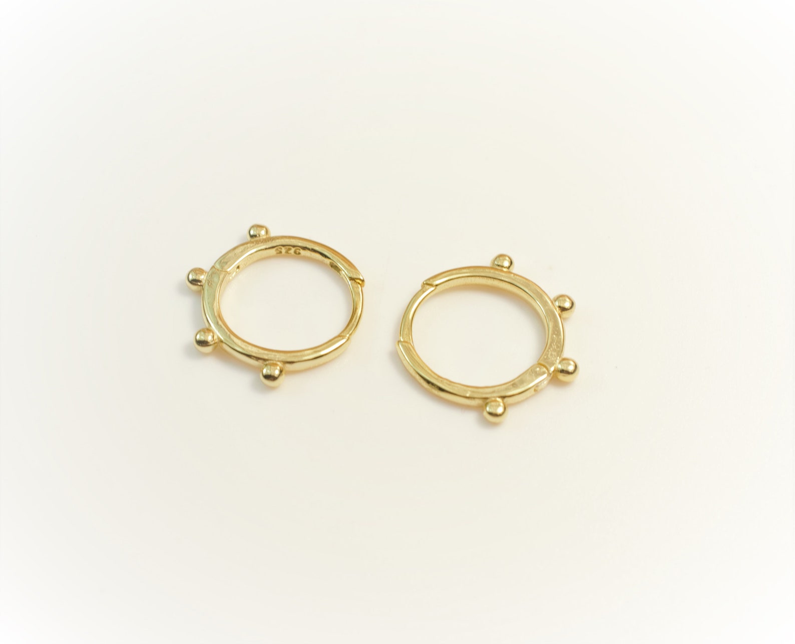 Ball Hoop Earrings Hoop Earrings Gold Hoop Earrings - Etsy