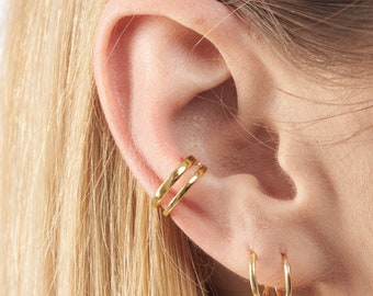 No piercing Ear Cuff - Fake cuff - Conch Ear Cuff Earrings - dainty Gold Ear Cuff - Silver Ear Cuff - Cartilage Earrings