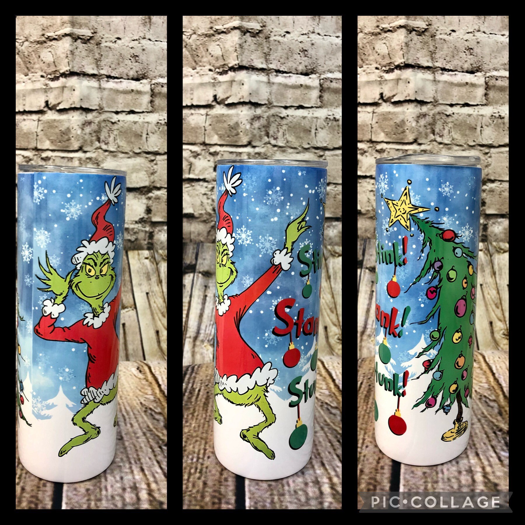 The grinch tumbler, christmas tumbler, whoville tumbler, how the grinch  stole christmas, stink stank stunk, the grinch stole christmas