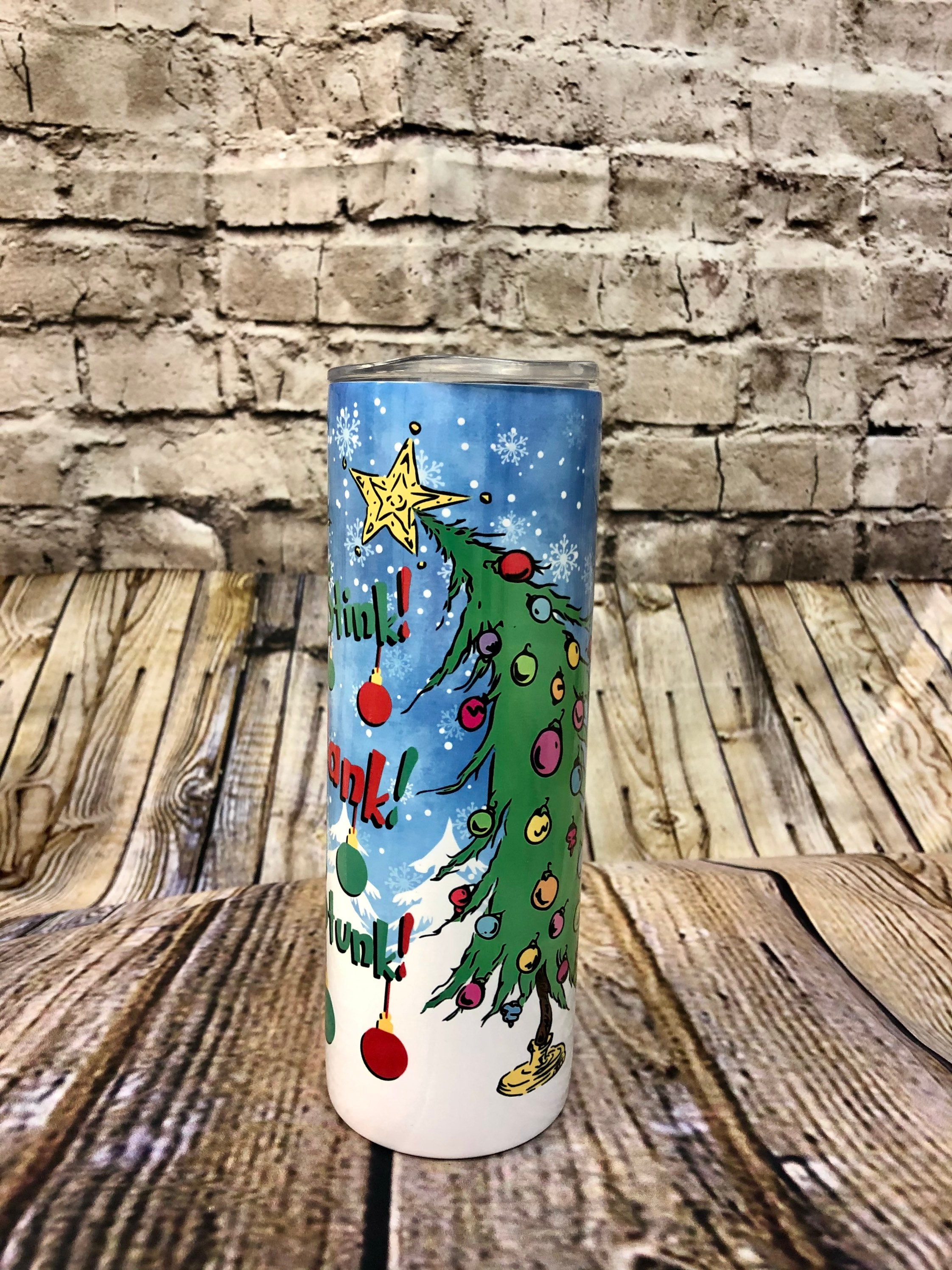The grinch tumbler, christmas tumbler, whoville tumbler, how the grinc –  Southern Scented Gifts