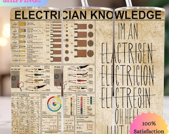 Kennisbeker elektricien 20oz, beker elektricien, kennisbeker elektricien, elektriciencadeau, kwaliteit gegarandeerd, snelle verzending