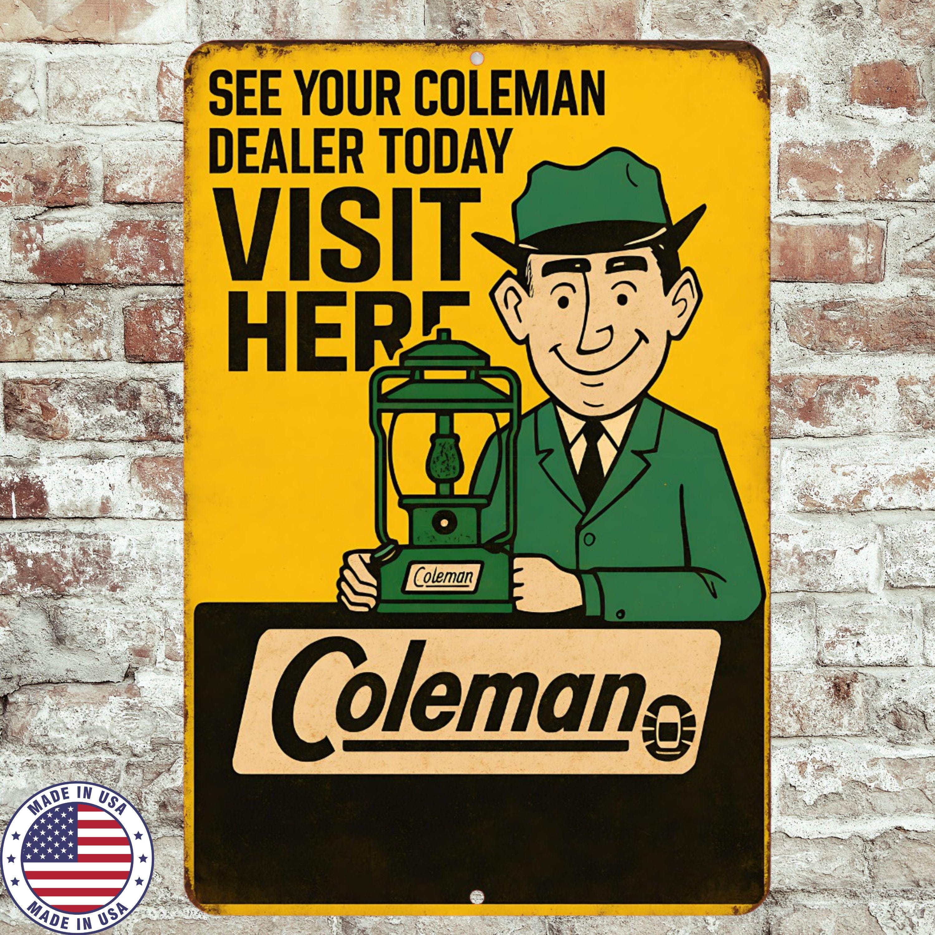 Coleman Lantern Sign - Etsy