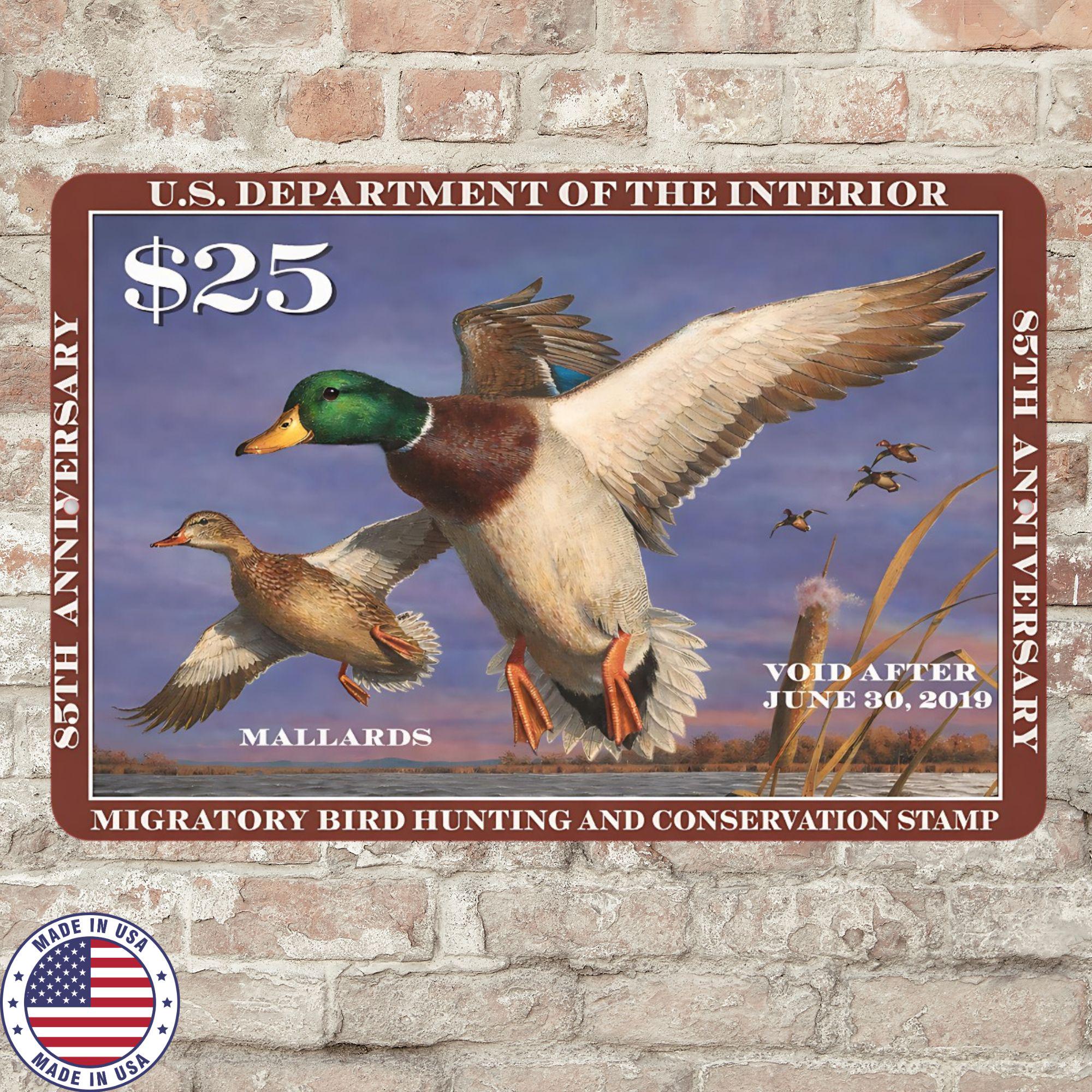 Waterfowl Conservation Wood Duck Stamps - Etsy display picture 1