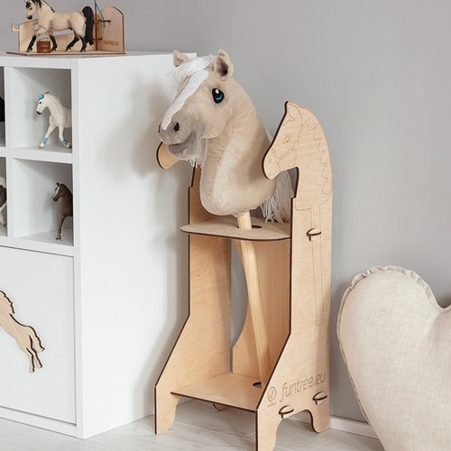 Horse And Girl Sex Veadio Hd Dounlod - Handmade Wooden Stable for 1 Hobby Horse Stick Horses. - Etsy