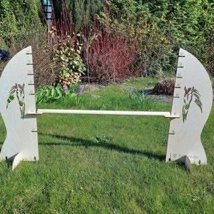 Obstacle Jump 60cm Hobby Horse Agility Hobbyhorse Jumps Garden activity 1 bar hurdles Barrier for jumping