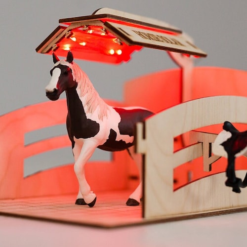 Horse Solarium Heating Lamps for Horses Schleich Breyer Etsy