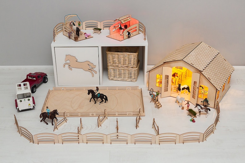 Horse Solarium Heating Lamps for Horses Schleich Breyer Etsy