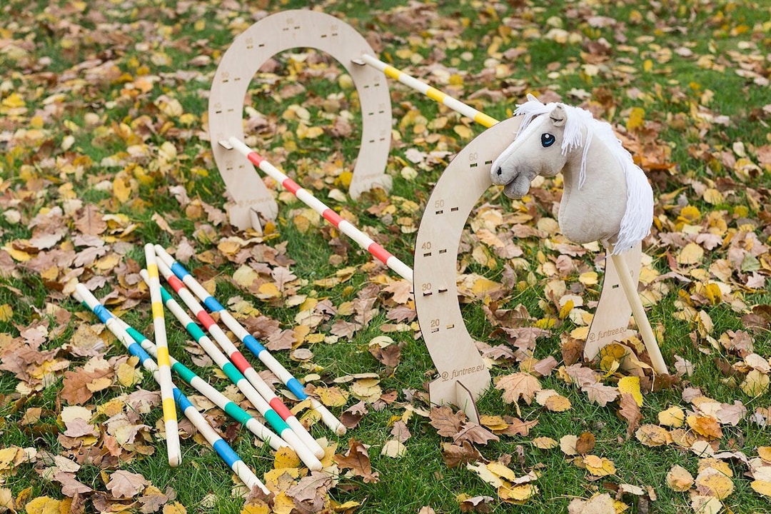 Super Hobby Horse – Barre D’obstacle 160 Cm Pour Saut à Cheval-bâton – Plastique Léger, Deux Parties Avec Connecteur – Plusieurs Couleurs – À Choisir Après Achat