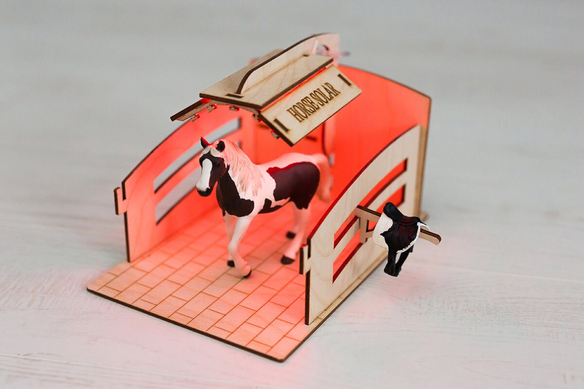 Horse Solarium Heating Lamps for Horses Schleich Breyer Etsy