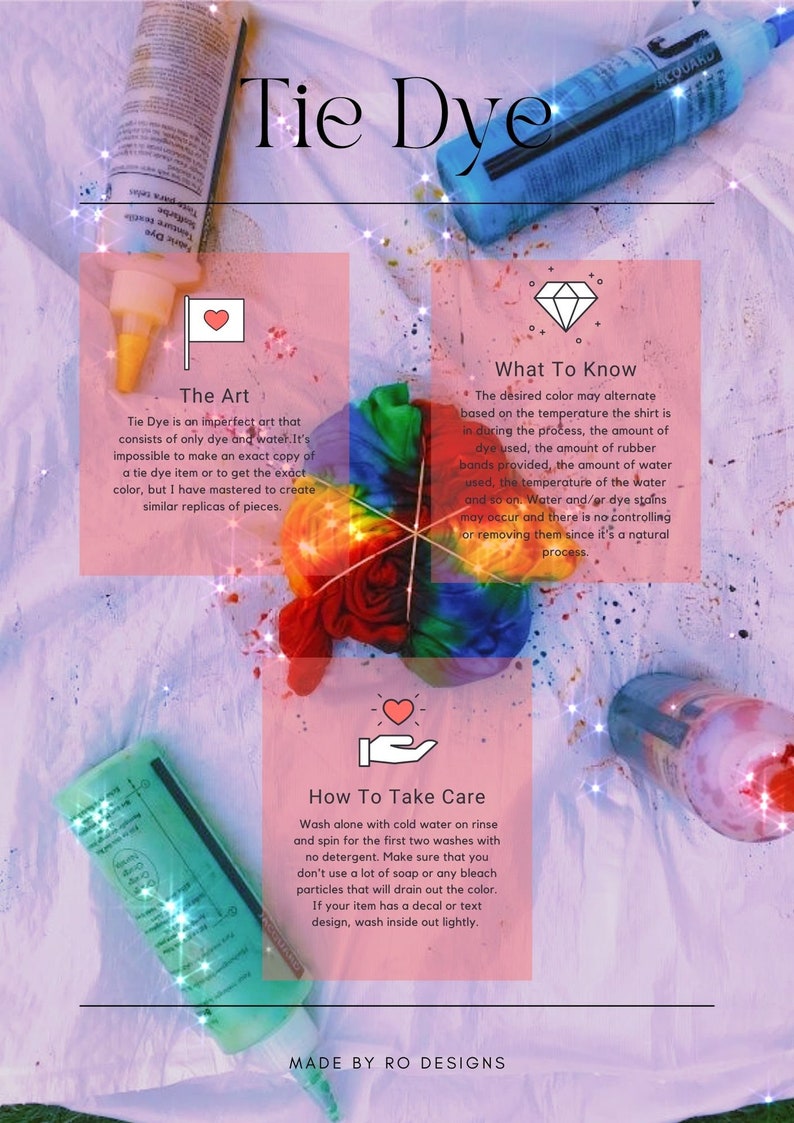 Toddler Tie Dye Set Etsy