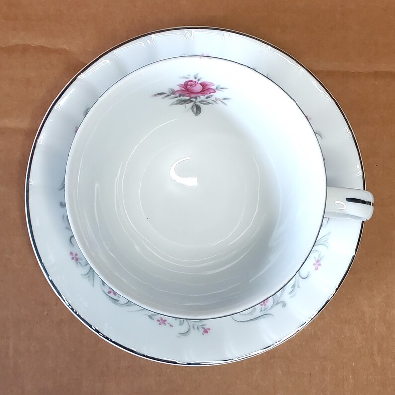 Royal Swirl Fine China Cup and Saucer Set Japan Replacement Etsy