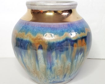 Ed Weintraub Ceramic Vase 6.5" 1989 Signed Lakewood Pottery Art