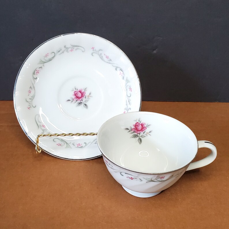 Royal Swirl Fine China Cup and Saucer Set Japan Replacement Etsy