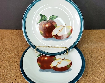 Home Appels Seeds Bread and Butter Plate 7" Green Rim MSY2