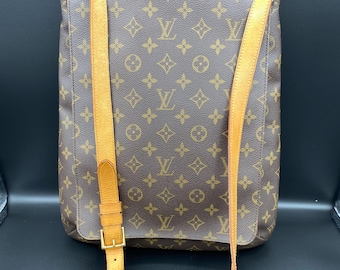 2002 Vintage Louis Vuitton Monogram Musette torba na ramię ze skóry w bardzo dobrym stanie, autentyczna AS0022
