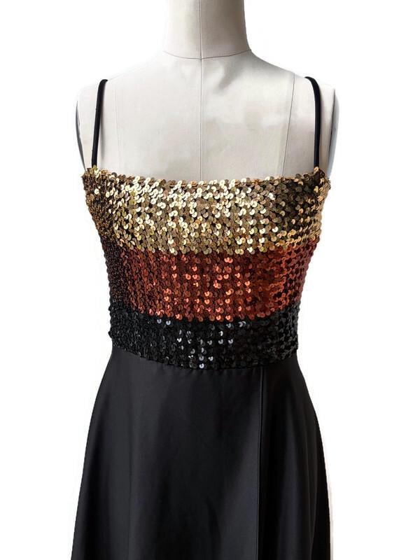 Black and Gold Evening Gowns Formal - Etsy