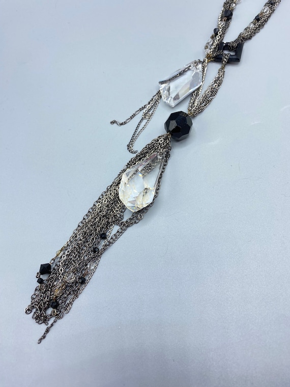 Dramatic Vintage 1980's Erickson Beamon Chain Choker Necklace 2